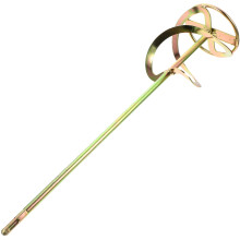 Golden High Efficiency Drywall Mud Mixer for Electric Drill with Removable Head for Easy Cleaning 45 Steel
