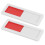 Open Close Slider Sign Acrylic Black Professionals 2Pcs 6