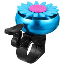 Mini Bike Bell for Kids – Blue Fire, Compatible with All Bikes, Handlebar Warning Horn