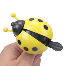 Kids Bike Bell Children Bike Bell Colorful Novelty Boys Girls Ladybird Kids Bike Bell Toddlers Bike Bell Accessories Cycling Yellow
