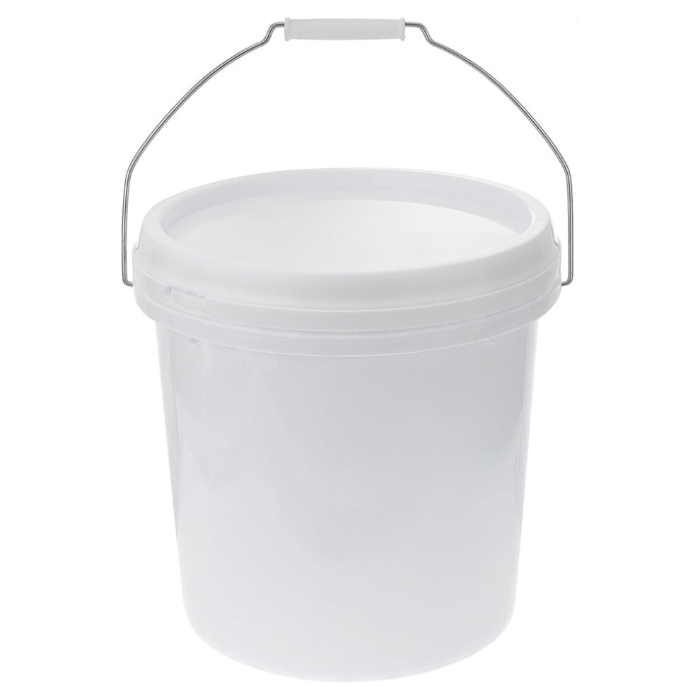 Nuolux 1.5 Gallon Plastic Bucket, With Handle & Lid 9110895543016