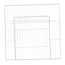 Door Cage Iron Yard Rabbit Fence Expandable Small Animals Panel White Dense Grid