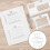 4pcs Creative Envelope Plastic Templates Envelope Addressing Guide Templates 3