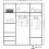 (Black, 250cm) Double Mirror Sliding Door Wardrobe with Shelves 2