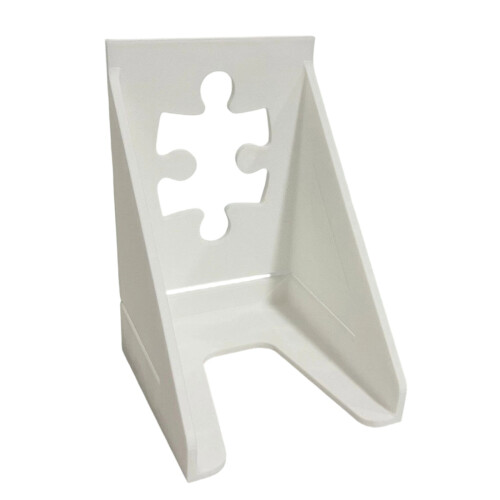 Puzzle-Ständer für verschiedene Puzzles. Einfache-Weiß