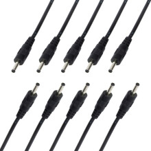 10 Pezzi 3.5Mm X 1.35Mm  Power Spina Maschio Jack un Filo Nudo Open End Treccia Cavo di Alimentazione Cavo 3.5X1.35Mm per  Power