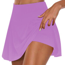 Pantaloncini da donna per allenamento in palestra, pantaloncini estivi con stampa a foglie, gonne da tennis plissettate, pantaloncini sportivi
