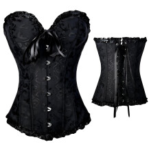 Womens Corset, Sexy Lace Floral Waist Shaping Bustier Top