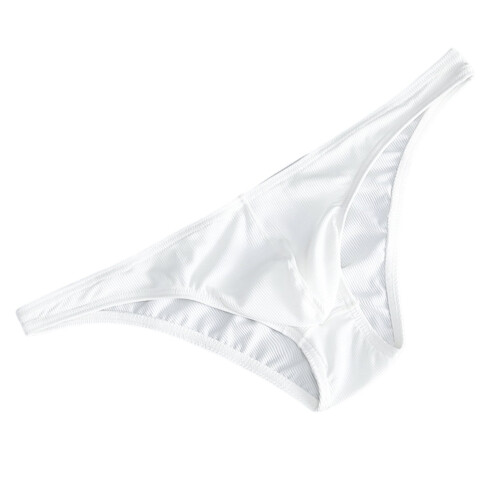 ruhuadgb Ανδρικά Σλιπ Ice Silk Thin Stripe Μονόχρωμο U Κυρτό Εσωτερικά Φορώντας Σέξι Σλιπάκια 1