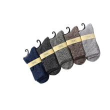 5 Pairs Men Wool Socks Heavy Duty Warm Thermal Merino Lambs Wool Boots Socks 8-11