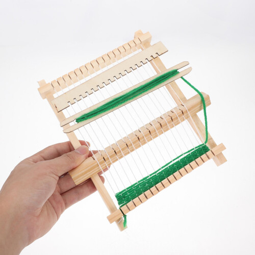 15 τεμάχια φορητό εργαλείο ύφανσης Diy για αρχάριους και ειδικούς 2