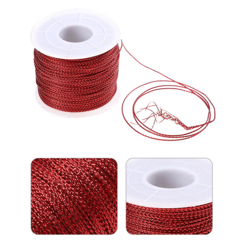 Craft Twine String Wire For Indoor Use Red 1 Roll 3937x0.04in 2