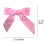Vinröda julrosetter i sammet 7,5 cm, 6 stycken 3