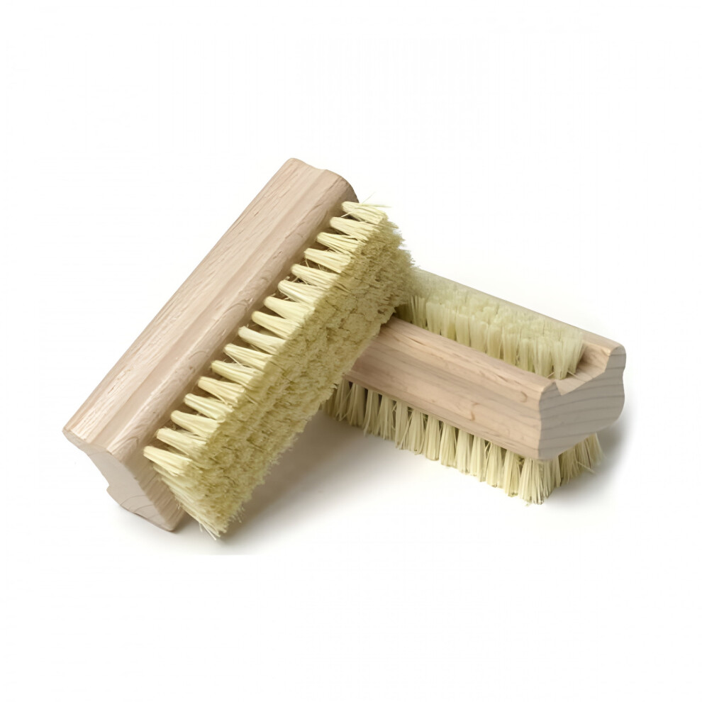 ACDANC Wooden Double-Sided Nail Brush for Manicure & Cleaning