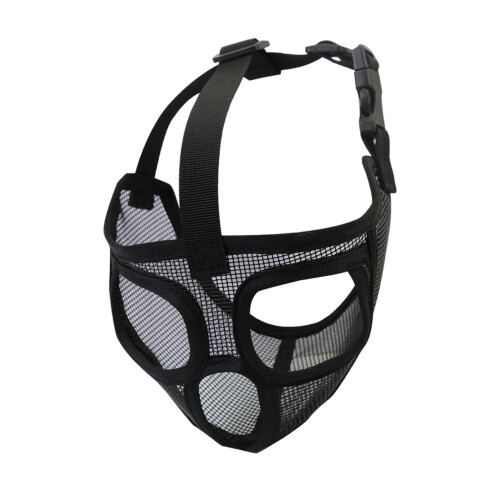 Adjustable Short Snout Dogs Muzzle Dogs for Biting Full Mesh