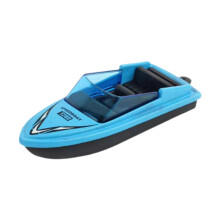 Motorboat Model Toys Alloy Simulation Speedboat Summer Water Toy Desktop Boat Ornament for Toddlers Age 3-12+ Party Favors Blue