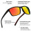 Gloiní Gréine Gailf Unisex Polaraithe Cosaint UV 4