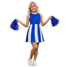 Cheerleader Outfit for Girls Kids Cheerleading Team Set Role Playing Stage Performance Competition Carnival Party Outfit Set Holiday Gift