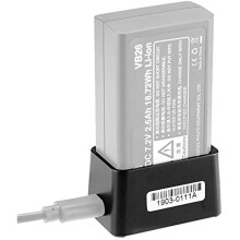 Per Caricabatteria USB VC26 Ingresso 5V Uscita 8,4V per Caricare La Batteria Flash A Testa Tonda V1