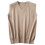 Men's V-neck sweater vest solid color relaxed fit 1