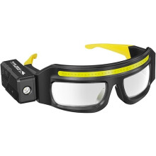 Rechargeable LED Safety Glasses Bulls-Eye Beam 5 Modes