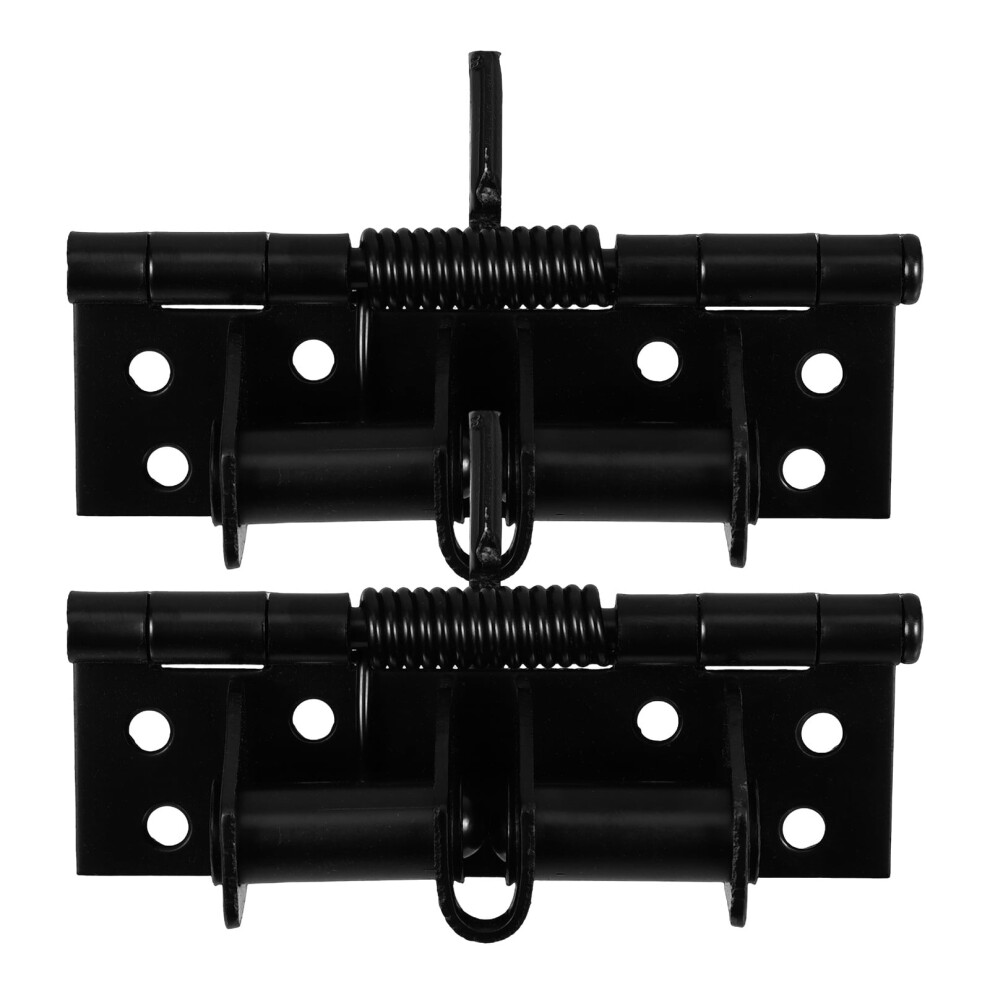2Pcs Multifunctional 90 Degree Rotation Hinge Self-Closing Spring Mechanism Invisible Design For Door Cabinet Furniture Smooth Closing 9357860817875