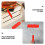 2Pcs Texture Roller for DIY Wall Art with Embossing Effect 11.4x7x1.8in 2