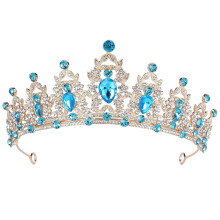 Corone rosse e oro per donne/ragazze – Accessori per capelli da regina, principessa, sposa, festa, Halloween, ballo di fine anno, compatibili con