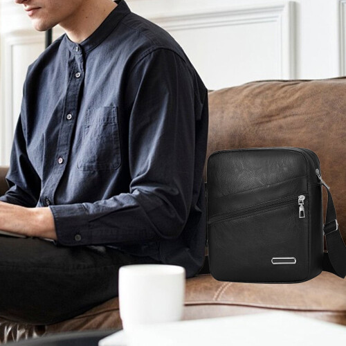 Δερμάτινη τσάντα crossbody Wzzjkit, τσάντα στήθους δώρα για γυναίκες άνδρες, τσάντα Sling 1
