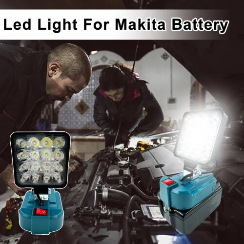 Φως LED για φορητό προβολέα μπαταρίας, ασύρματο, εξωτερικό χώρο, εργασία, ψάρεμα 2