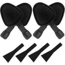 4-delers pannesett med stekespade - Trekantede erstatningspanner for ostegryter til grill, dessert og tilbehør - dh
