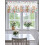 Cortina de Páscoa com Coelho, Flores e Ovos, com Passante para Varão, 42x12 polegadas, para Cozinha, Quarto, Banheiro e Sala de Estar – Folhas 8