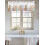 Cortina de Páscoa com Coelho, Flores e Ovos, com Passante para Varão, 42x12 polegadas, para Cozinha, Quarto, Banheiro e Sala de Estar – Folhas 7