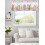 Cortina de Páscoa com Coelho, Flores e Ovos, com Passante para Varão, 42x12 polegadas, para Cozinha, Quarto, Banheiro e Sala de Estar – Folhas 4