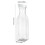 Carafă de apă din plastic transparent cu capac rabatabil, 1500 ml 3