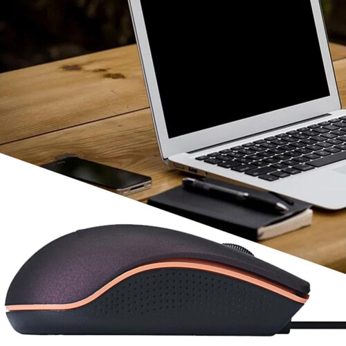 Mini Business Portable USB Wired Optical Mouse Z Computer For PC 2