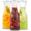 Ensemble de 3 carafes en verre avec couvercles 1