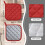 Cotton Terry Cloth Pot Holder Set, Kitchen Hot Pad, 2-Pack 6