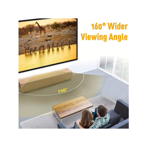 Οθόνη προβολέα εξωτερικού χώρου 60-150", 4K HD16: 9, πτυσσόμενη και πλενόμενη, 2