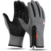 Waterdichte, winddichte en thermische handschoenen, geschikt voor touchscreen, met fleecevoering voor fietsen, hardlopen, autorijden en skiën –
