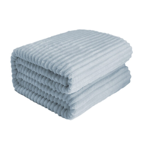 Nkmbld Soft Fleece Throw Blanket, Blue 2
