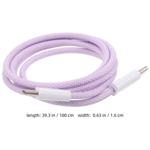 Καλώδιο γρήγορης φόρτισης USB C σε C με στιβαρό πλεγμένο εξωτερικό για φορητούς 1