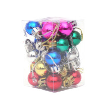 24pcs 2cm Mini Christmas Ball Ornaments, 0.79" Shatterproof Baubles, Mixed Colors – Compatible with Xmas Tree Decor