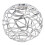 Paralume a gabbia in metallo, argento, 8 cm 1