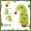 Lime Green Pre-lit Mini Christmas Tree 15.7 inch 8