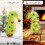 Lime Green Pre-lit Mini Christmas Tree 15.7 inch 5