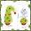 Lime Green Pre-lit Mini Christmas Tree 15.7 inch 2