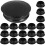 Black Round Plastic Hole Plugs 100 pcs 6