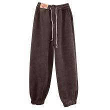Naisten talvifleece-unihousut kiristysnyörillä, vyötäröllä ja hihansuilla, pehmeät ja lämpimät oloasut, velourilla, S-4XL, saatavilla useita