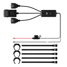 PD QC3.0 Motorcykelladdning 3-I-1 USB Typ C-Kontakt Batteriladdare Strömuttag